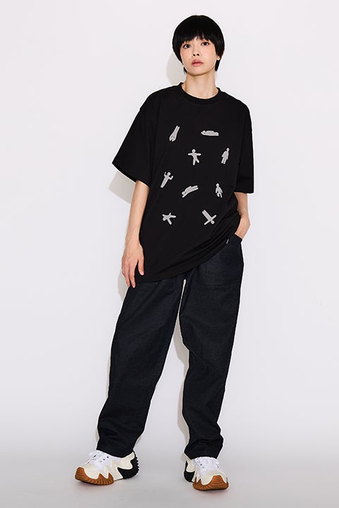 ぷっくりエモート モデル Tシャツ めっちゃカメレオン