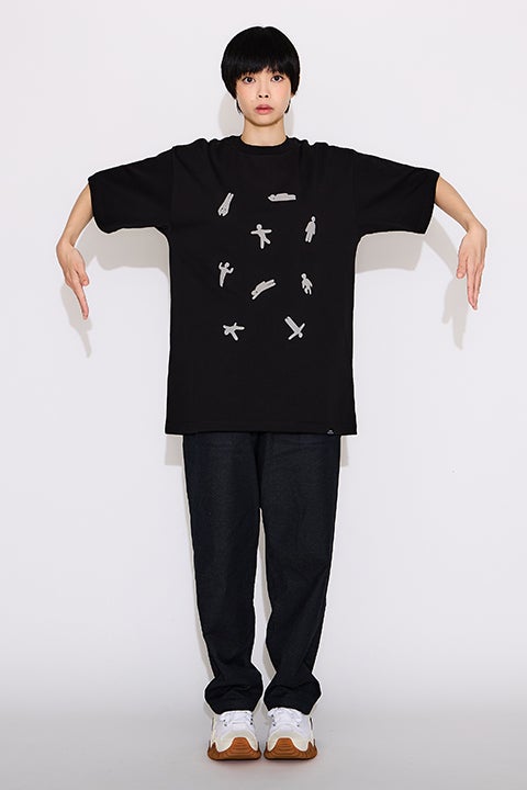 ぷっくりエモート モデル Tシャツ めっちゃカメレオン