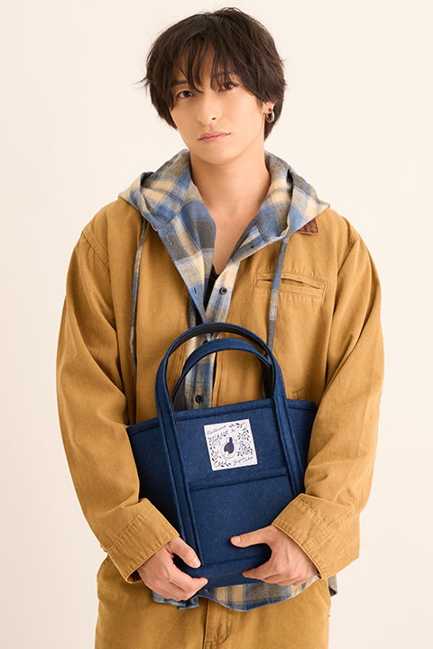 夏目友人帳 モデル フェルトトートバッグ