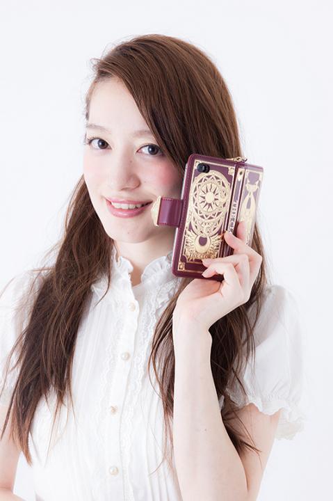 クロウカードの本ブック型スマートフォンケース(5/5S用) スマホケース カードキャプターさくら