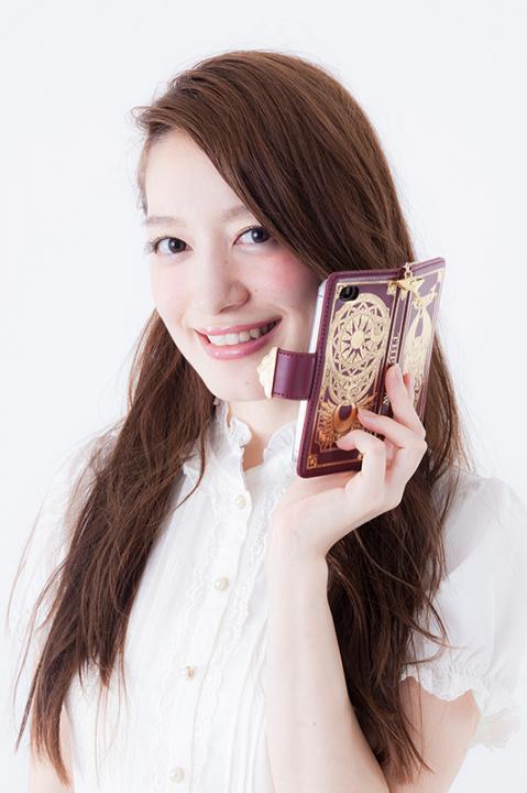 クロウカードの本ブック型スマートフォンケース(5/5S用) スマホケース カードキャプターさくら