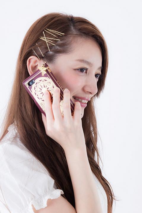 クロウカードの本ブック型スマートフォンケース(5/5S用) スマホケース カードキャプターさくら