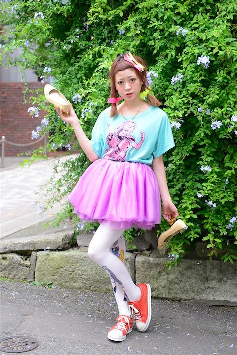 マイリトルポニータイツ+ダーティペアドルマンスリーブTシャツ