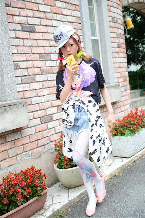 ドレスアップTシャツマミ+マイリトルポニータイツ