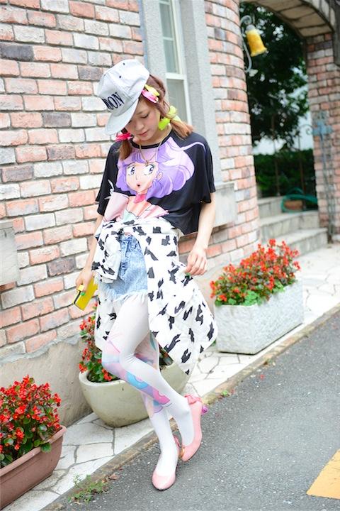 ドレスアップTシャツマミ+マイリトルポニータイツ