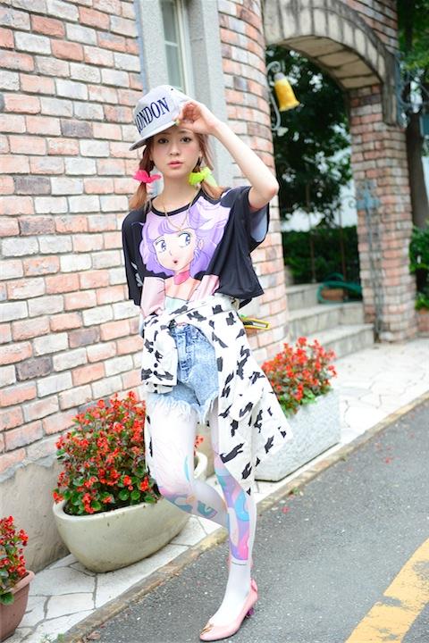 ドレスアップTシャツマミ+マイリトルポニータイツ