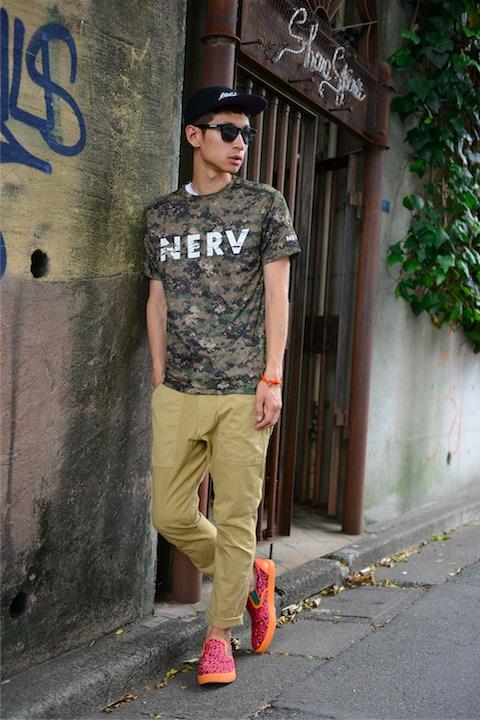 RADIOEVA　NERVカモフラTシャツ