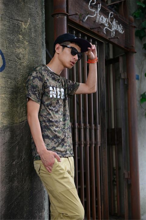 RADIOEVA　NERVカモフラTシャツ