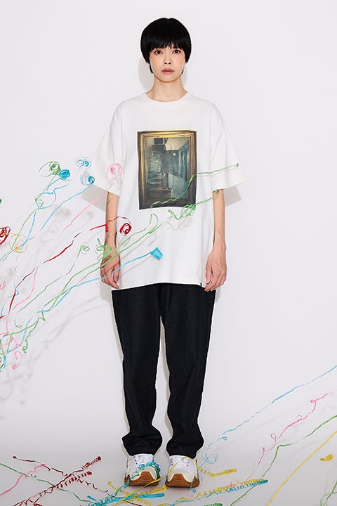 かくれんぼ モデル Tシャツ めっちゃカメレオン