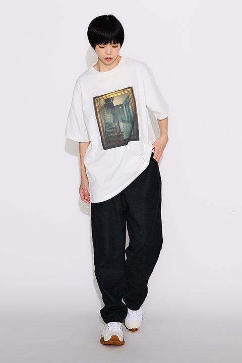 かくれんぼ モデル Tシャツ めっちゃカメレオン