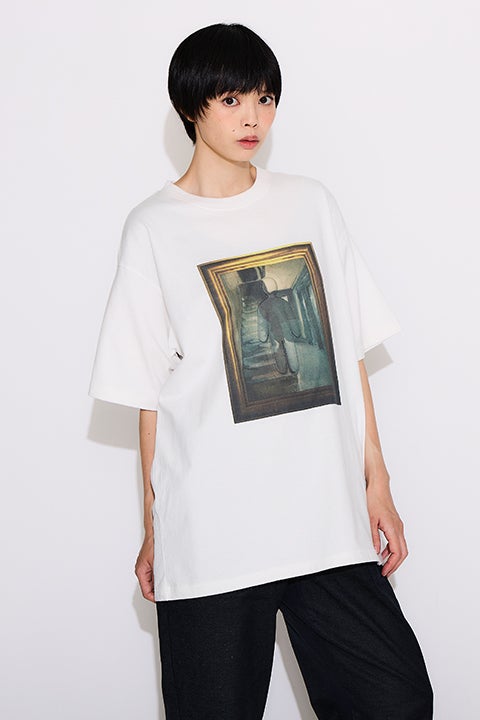 かくれんぼ モデル Tシャツ めっちゃカメレオン