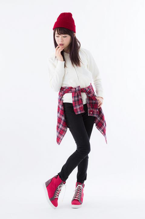 佐倉杏子モデルインヒールスニーカー 魔法少女まどか☆マギカ