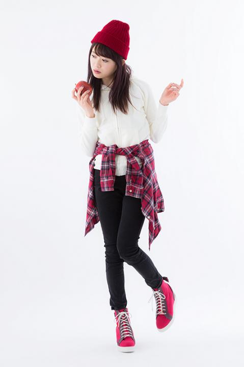 佐倉杏子モデルインヒールスニーカー 魔法少女まどか☆マギカ