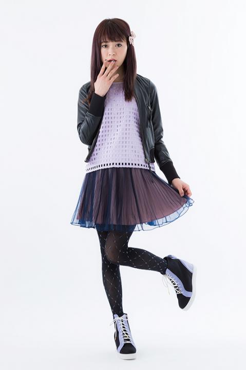 暁美ほむらモデルインヒールスニーカー 魔法少女まどか☆マギカ