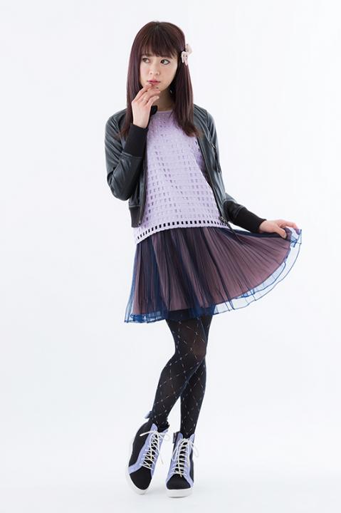 暁美ほむらモデルインヒールスニーカー 魔法少女まどか☆マギカ