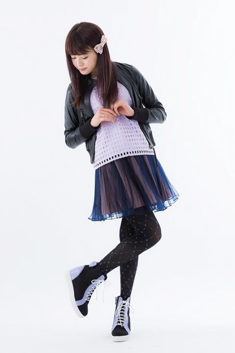 暁美ほむらモデルインヒールスニーカー 魔法少女まどか☆マギカ