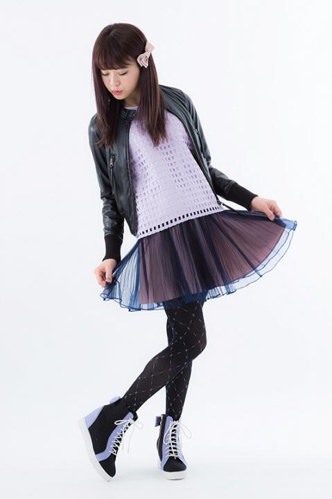 暁美ほむらモデルインヒールスニーカー 魔法少女まどか☆マギカ