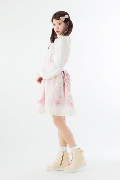 鹿目まどかモデルインヒールスニーカー 魔法少女まどか☆マギカ