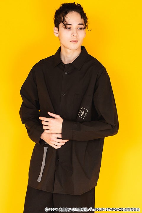 ヴァッシュ・ザ・スタンピード、ニコラス・D・ウルフウッド モデル ロングスリーブTシャツ＆バッグ＆シャツ＆マルチポーチ TRIGUN STARGAZE トライガン・スターゲイズ