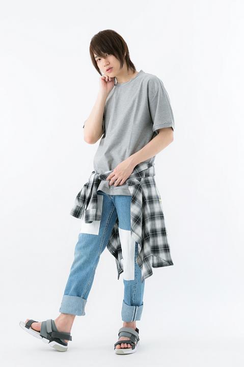 ハイキュー!!×MANGART BEAMS T 梟谷学園高校 モデル　チェックシャツ シャツ