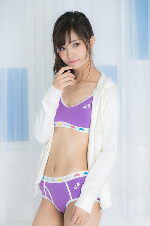 一松 モデル ノンワイヤーブラ&ガールズブリーフセット 下着 一松 モデル ノンワイヤーブラ&ガールズブリーフセット 下着