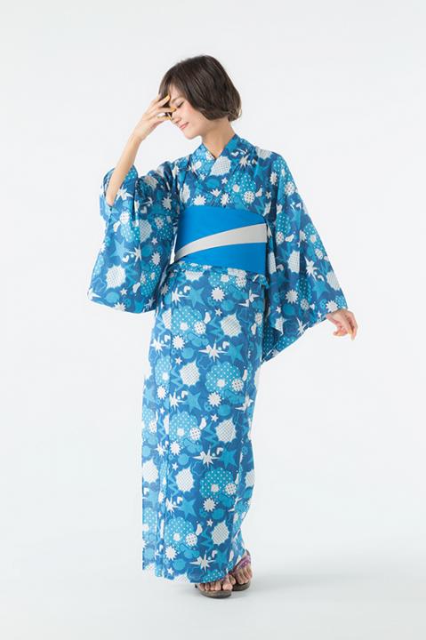 カラ松 モデル　浴衣 巾着 おそ松さん