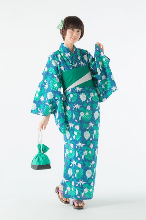 チョロ松 モデル　浴衣 巾着 おそ松さん
