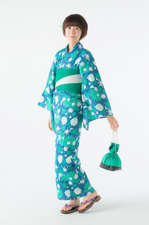 チョロ松 モデル　浴衣 巾着 おそ松さん