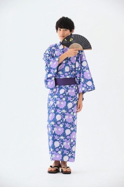 一松 モデル　浴衣 巾着 おそ松さん