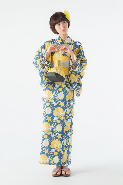 十四松 モデル　浴衣 巾着 おそ松さん