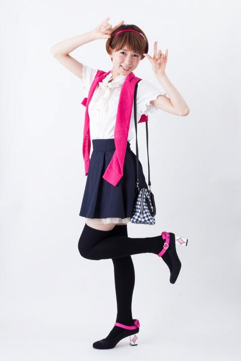 ラブライブ!xちゃけちょけコラボレーションパンプス もぎゅっと love で接近中　矢澤 にこモデル