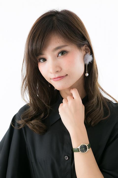 鶯丸 モデル　オリーブグリーンベルト ブラックベルト リストウォッチ 腕時計 刀剣乱舞-ONLINE-