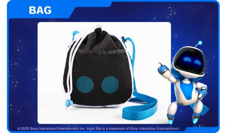 BAG © 2025 Sony Interactive Entertainment Inc. Astro Bot is a trademark of Sony Interactive Entertainment.