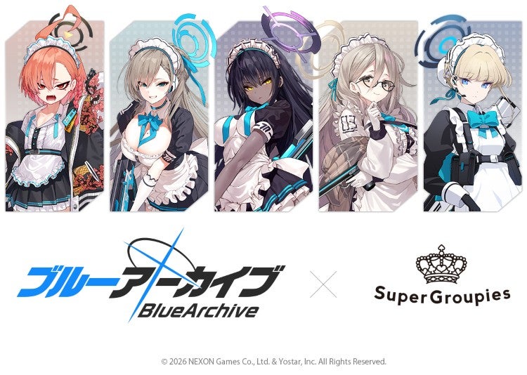『ブルーアーカイブ』コラボ ボディバッグ・長財布が登場 ブル―アーカイブ BlueArchive SuperGroupies &copy; 2026 NEXON Games Co., Ltd. & Yostar, Inc. All Rights Reserved.