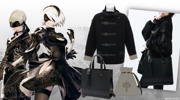 ポッド042からポッド153へ：『NieR:Automata』のモノクロトーンでクラシカルなアパレルコラボグッズを発見 © SQUARE ENIX