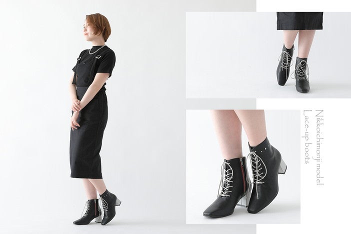 日光一文字 Nikkoichimonji model Lace-up boots