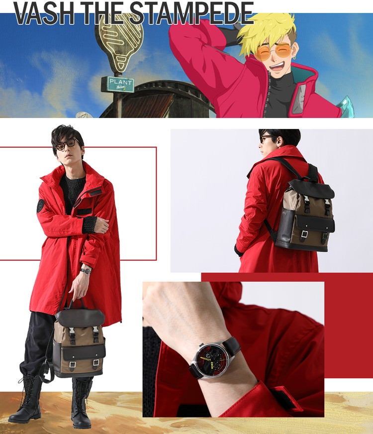 TRIGUN』シリーズコラボ！ヴァッシュの着る赤いコートなどが登場 