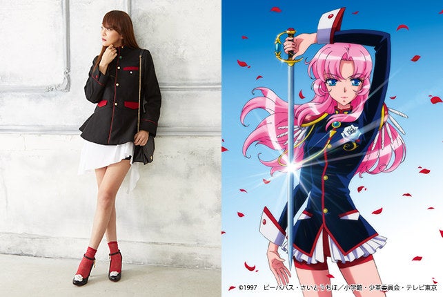 少女革命ウテナ より 可憐で美しいファッションアイテムが新登場 少女革命ウテナ Supergroupies スーパーグルーピーズ