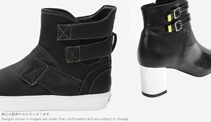 Shoes 商品画像は監修中のものとなります。Designs shown in images are under final confirmation and subject to change.
