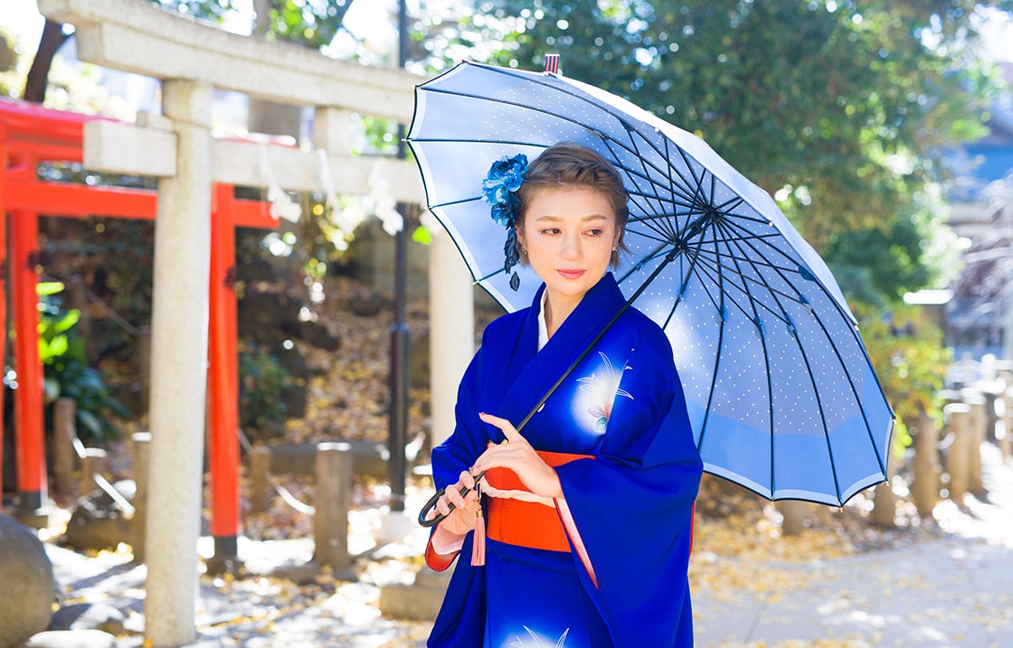 お気に入りの和小物とお出かけ♪