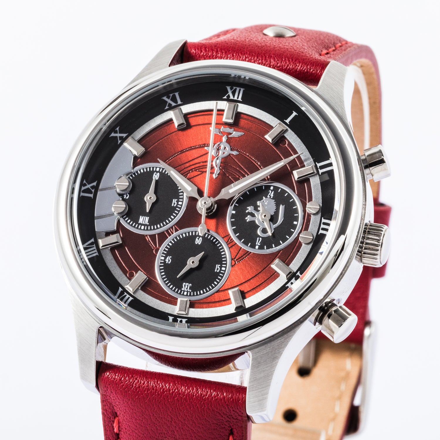 エドワード・エルリックモデル コラボレーション　鋼の錬金術師　機械式腕時計ゴロゴロタヌキ