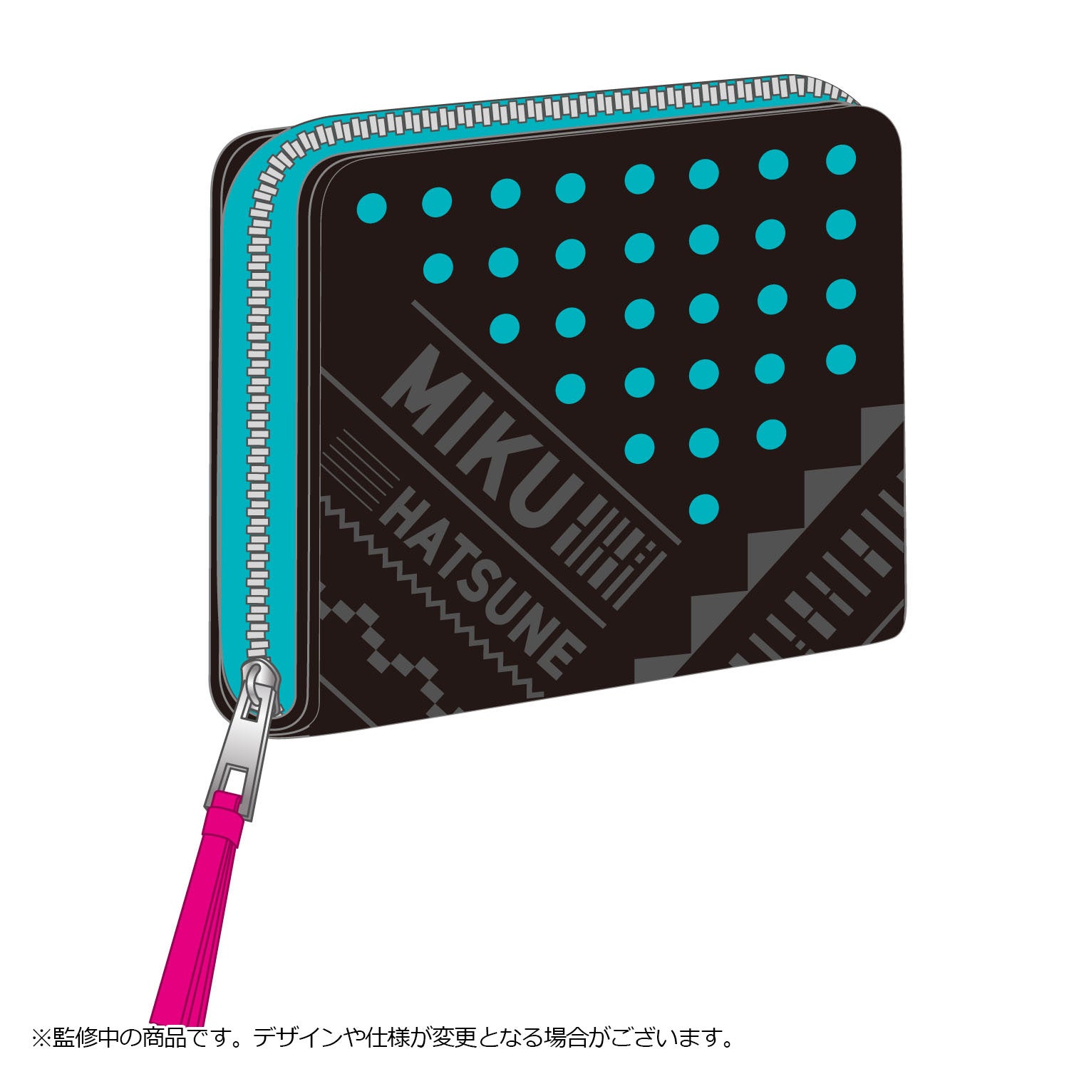 初音ミク モデル 二つ折り財布