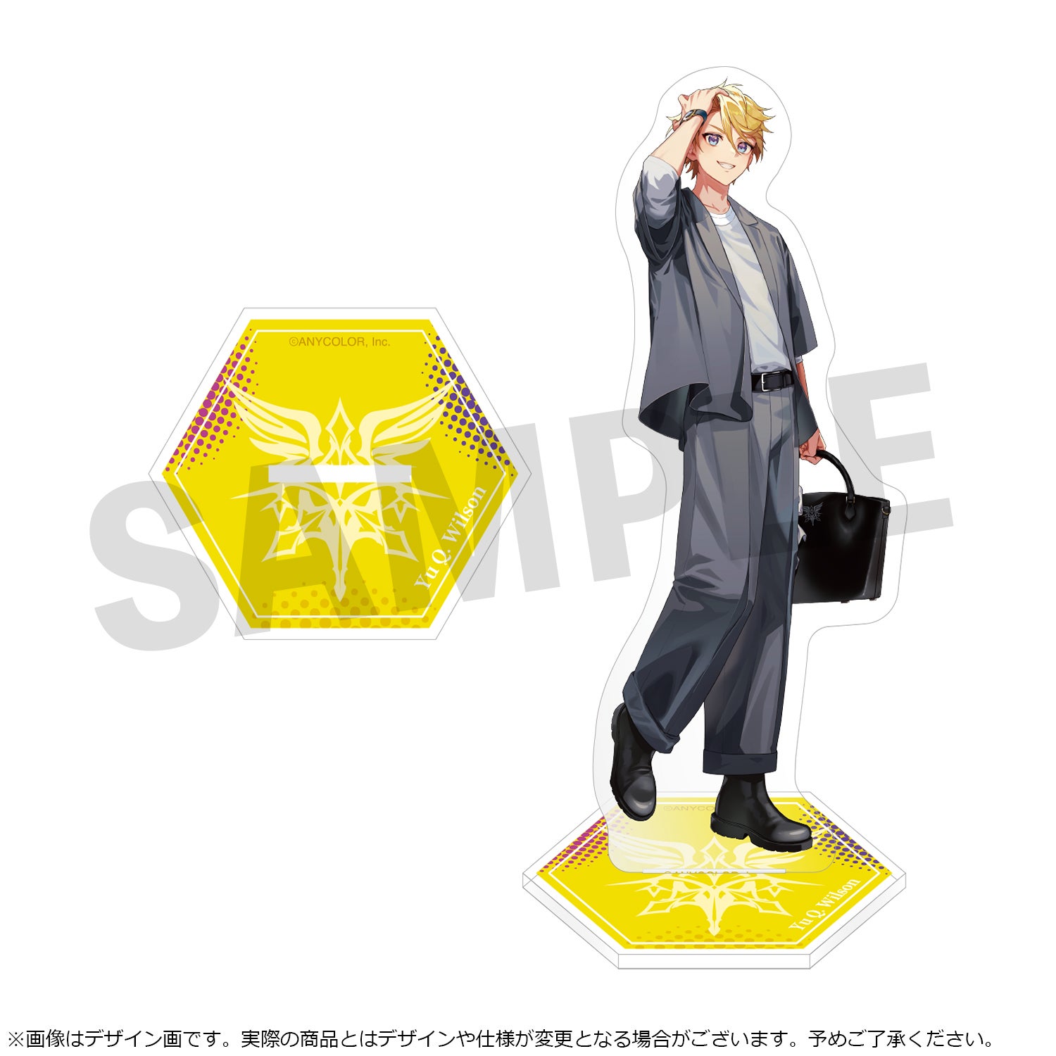 ユウ Q ウィルソン モデル 撮りおろし アクリルスタンド NIJISANJI EN