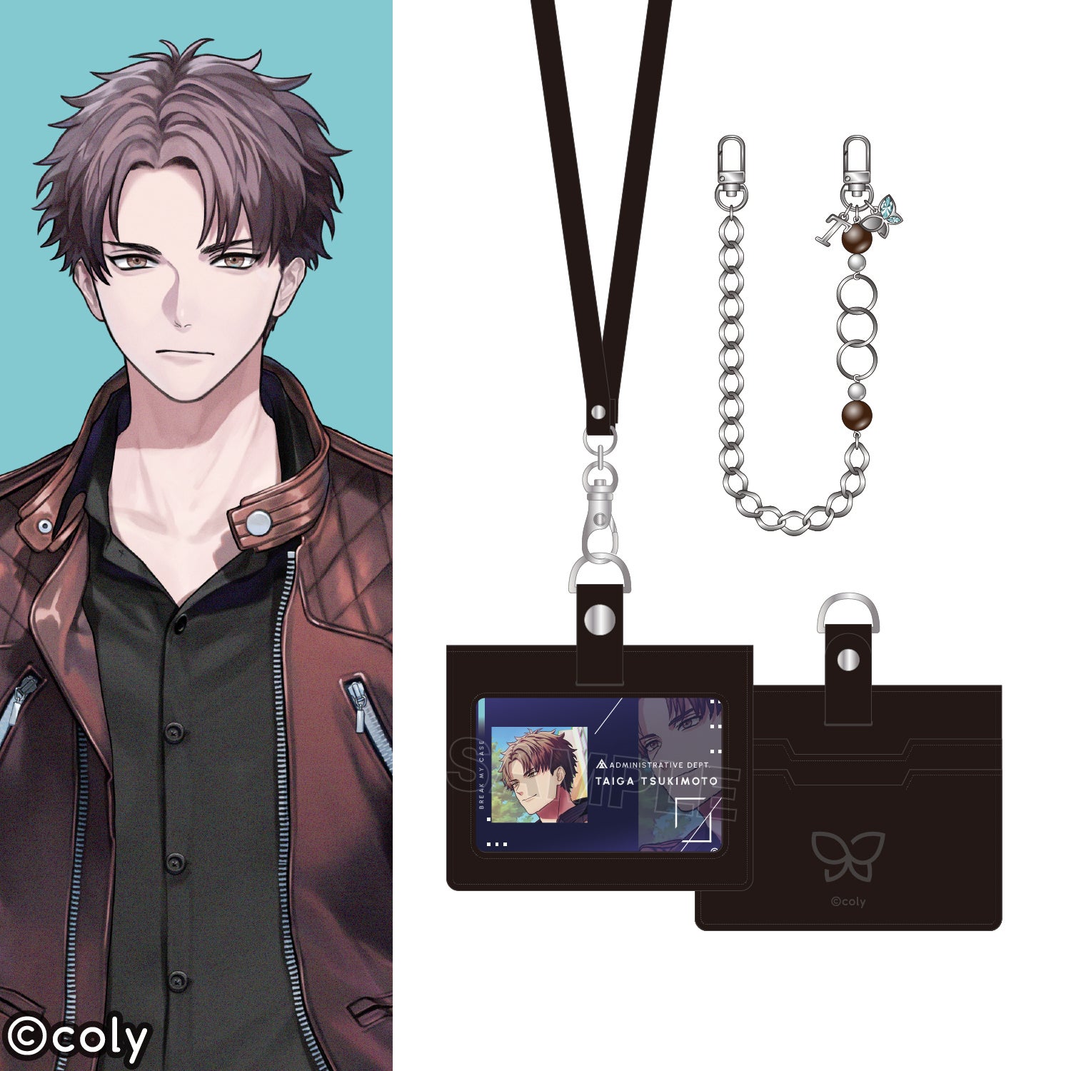 槻本大河 モデル ビーズストラップ＆IDカードケース セット 『ブレイクマイケース』