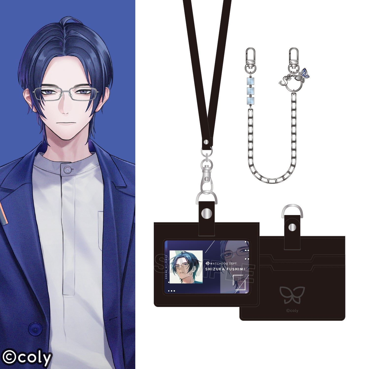 節見静 モデル ビーズストラップ＆IDカードケース セット 『ブレイクマイケース』