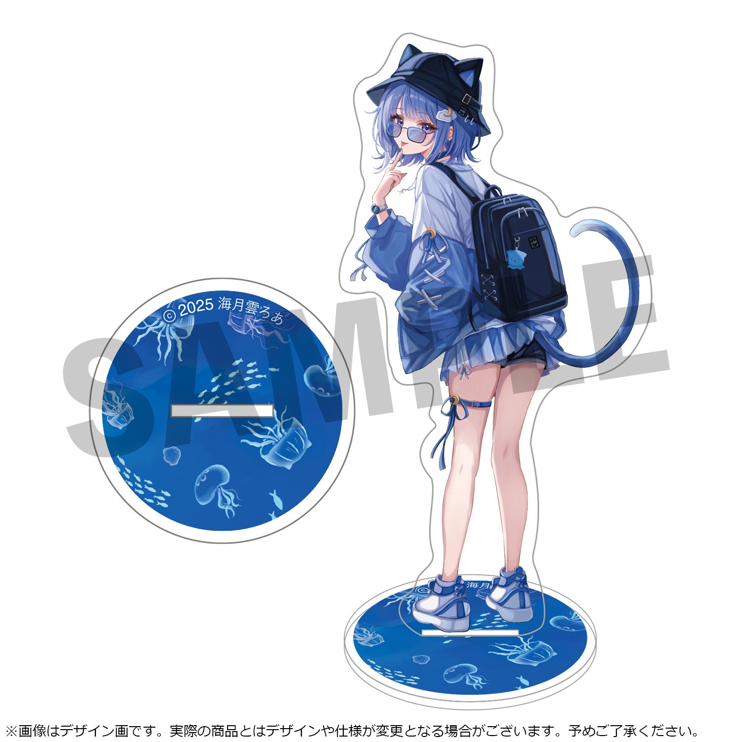 海月雲ろあ モデル 描き下ろし アクリルスタンド