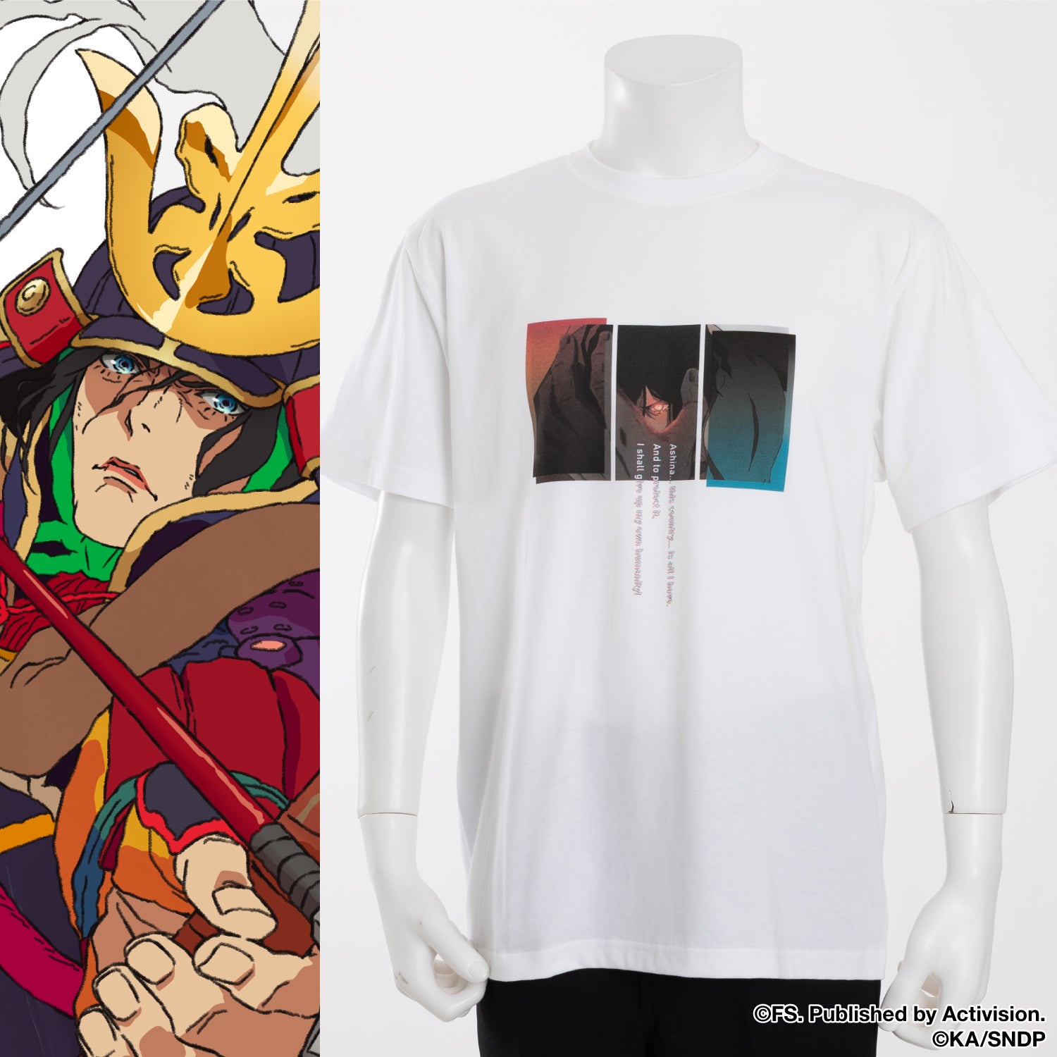 葦名弦一郎 モデル Tシャツ SEKIRO: NO DEFEAT