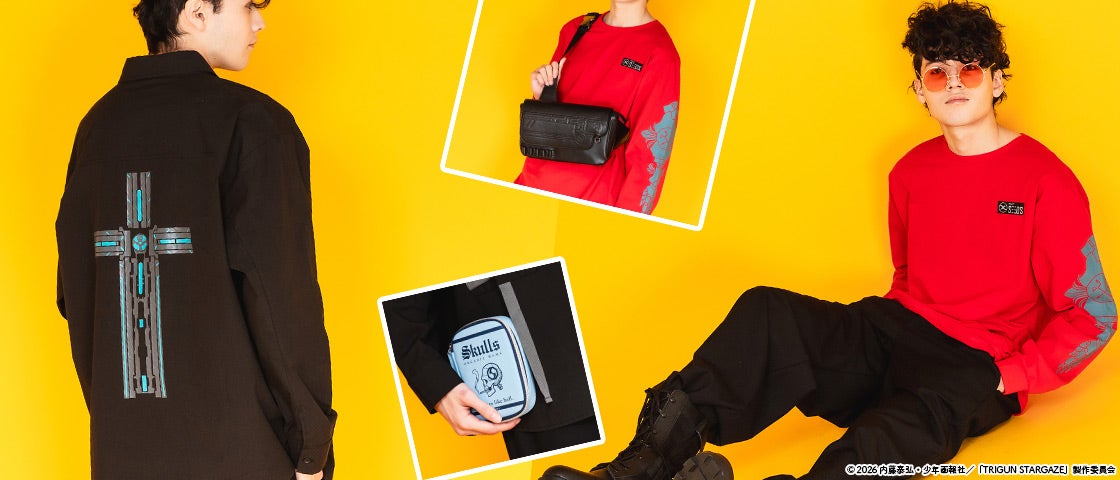 TVアニメ『TRIGUN STARGAZE』との コラボファッションアイテムが登場